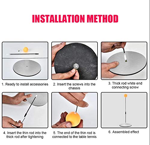 Table Tennis Self Training Indoor Game for Kids & Adults | Portable Ping Pong Trainer