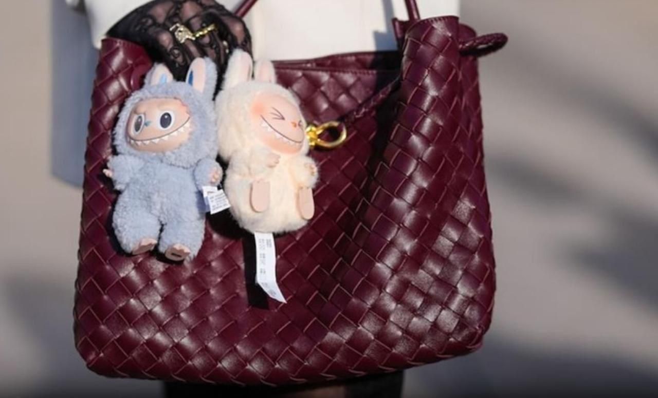 Labubu Plush Doll | Soft Collectible Toy Keychain | Random Design Cartoon Figure