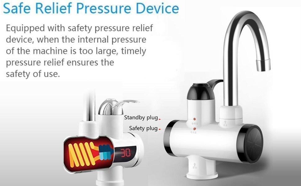 Instant Hot Water Faucet – 3000W Electric Water Heater Tap for Kitchen & Bathroom | Fast, Leakproof, Safe & Smart