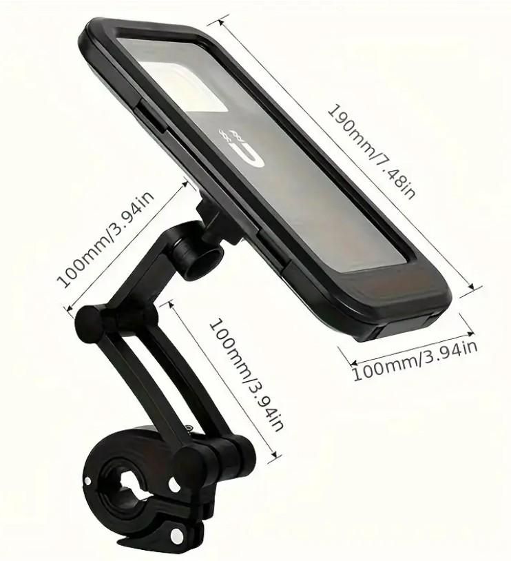 Waterproof Mobile Phone Holder for Bike & Cycle – Touch-Friendly Pouch & 360° Rotation