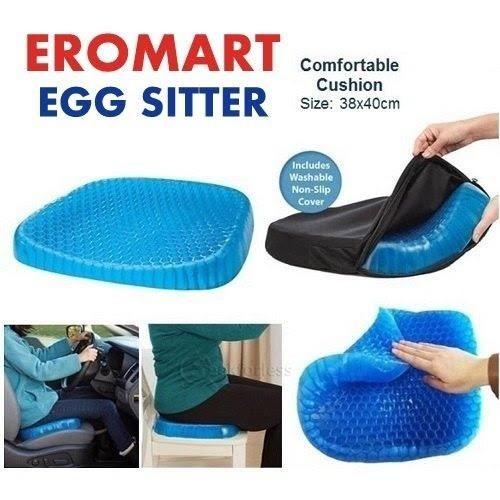 Egg Sitting Gel Flex Cushion Seat Sitter | Orthopedic Gel Seat Cushion for Comfort & Support