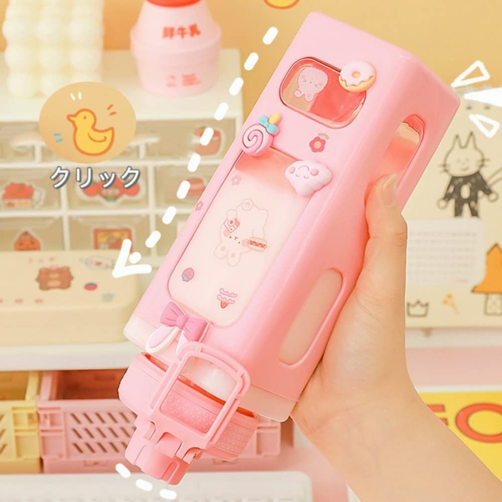 Kawaii Cartoon Water Bottle – Cute Portable Bottle for Kids & Adults