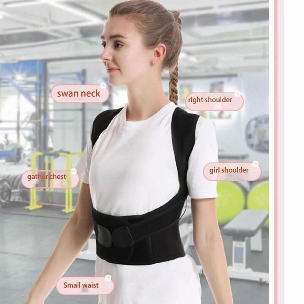 Adjustable Posture Corrector & Back Support Brace for Men & Women