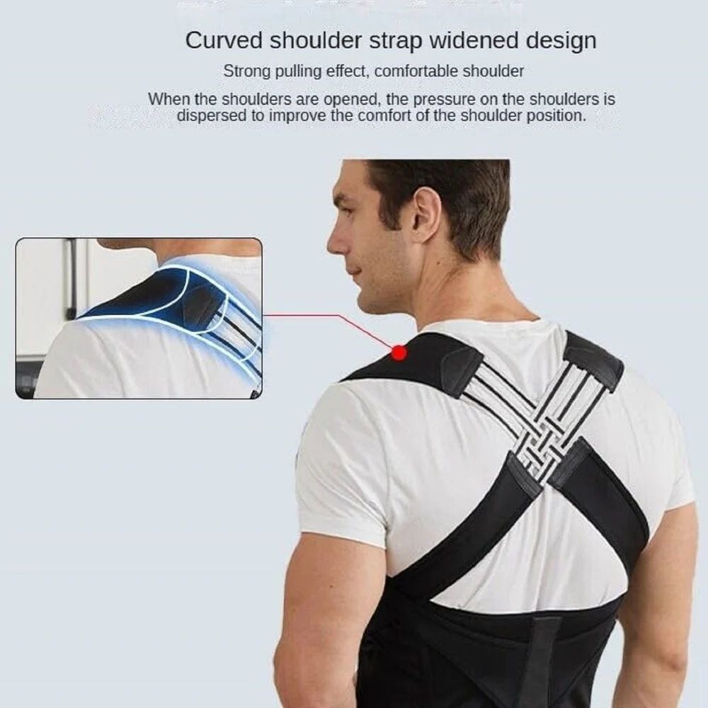 Adjustable Posture Corrector & Back Support Brace for Men & Women