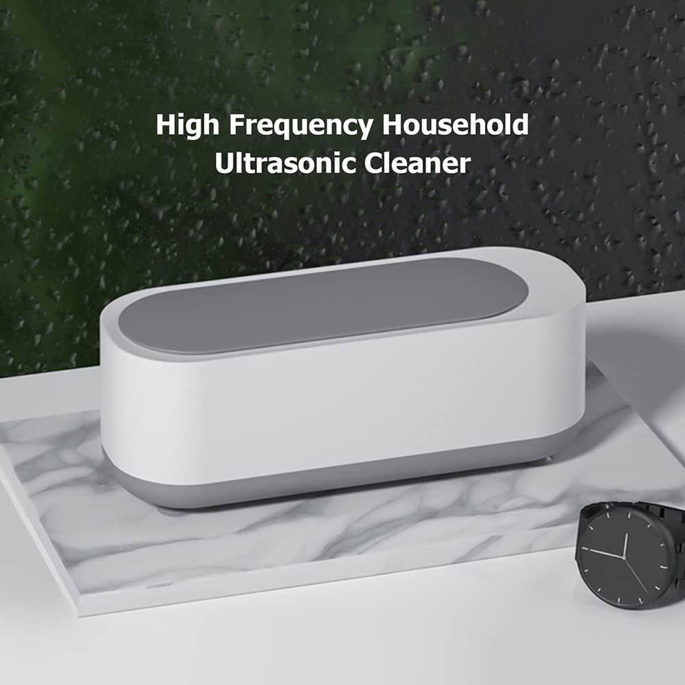 Mini Ultrasonic Jewelry Cleaner – Portable Sonic Cleaning Machine for Rings, Glasses & Coins