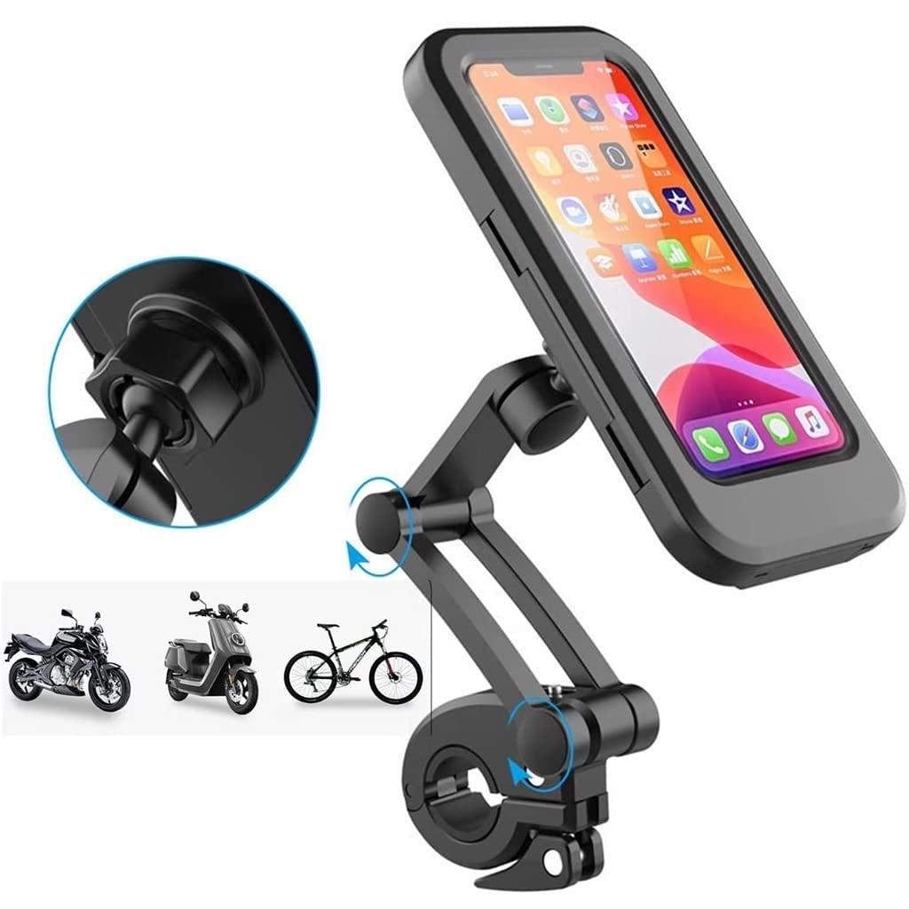 Waterproof Mobile Phone Holder for Bike & Cycle – Touch-Friendly Pouch & 360° Rotation