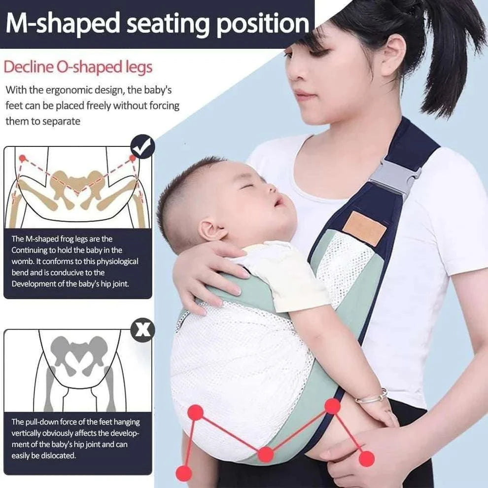 Baby Carrier Sling Wrap Baby Carrier Newborn to Toddler Ergonomic 3D Mesh Baby Wraps Carrier