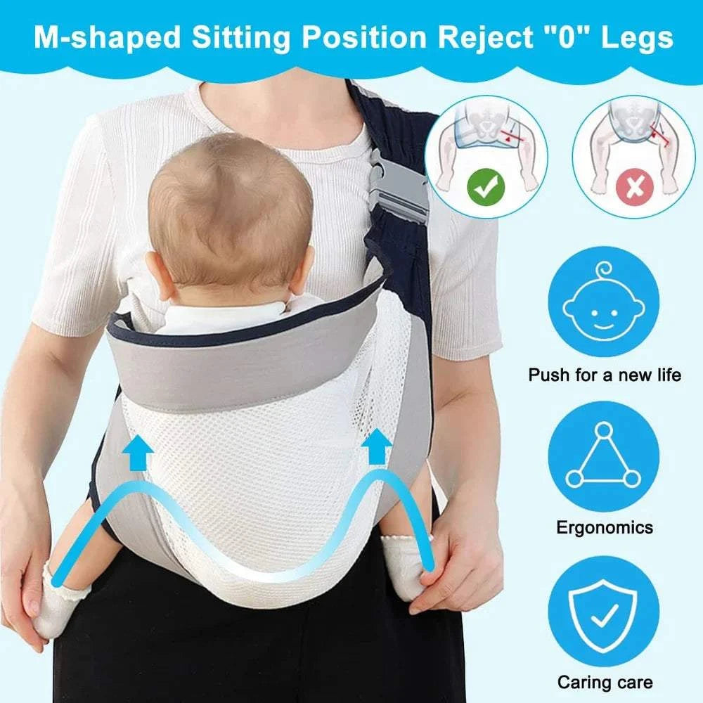 Baby Carrier Sling Wrap Baby Carrier Newborn to Toddler Ergonomic 3D Mesh Baby Wraps Carrier