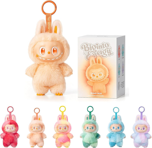 Labubu Plush Doll | Soft Collectible Toy Keychain | Random Design Cartoon Figure