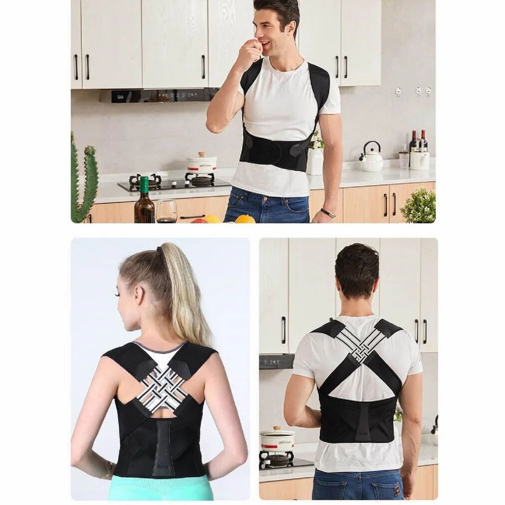 Adjustable Posture Corrector & Back Support Brace for Men & Women