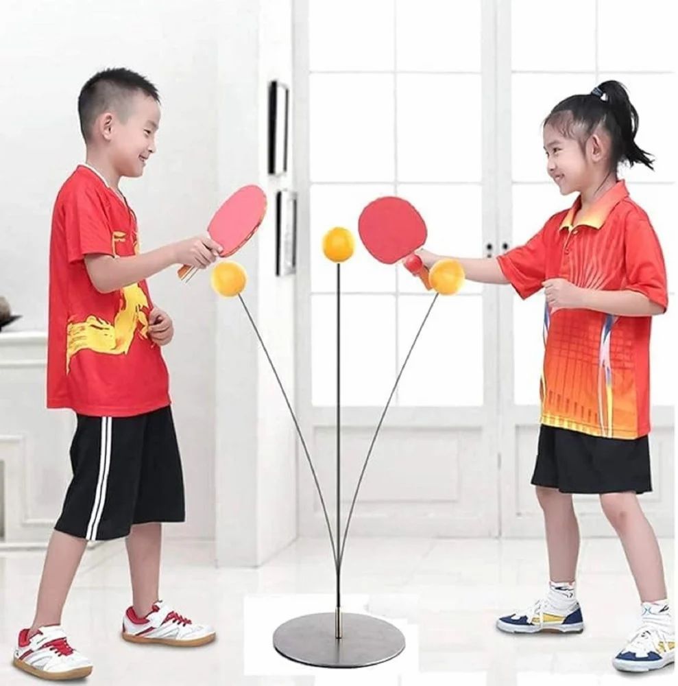 Table Tennis Self Training Indoor Game for Kids & Adults | Portable Ping Pong Trainer