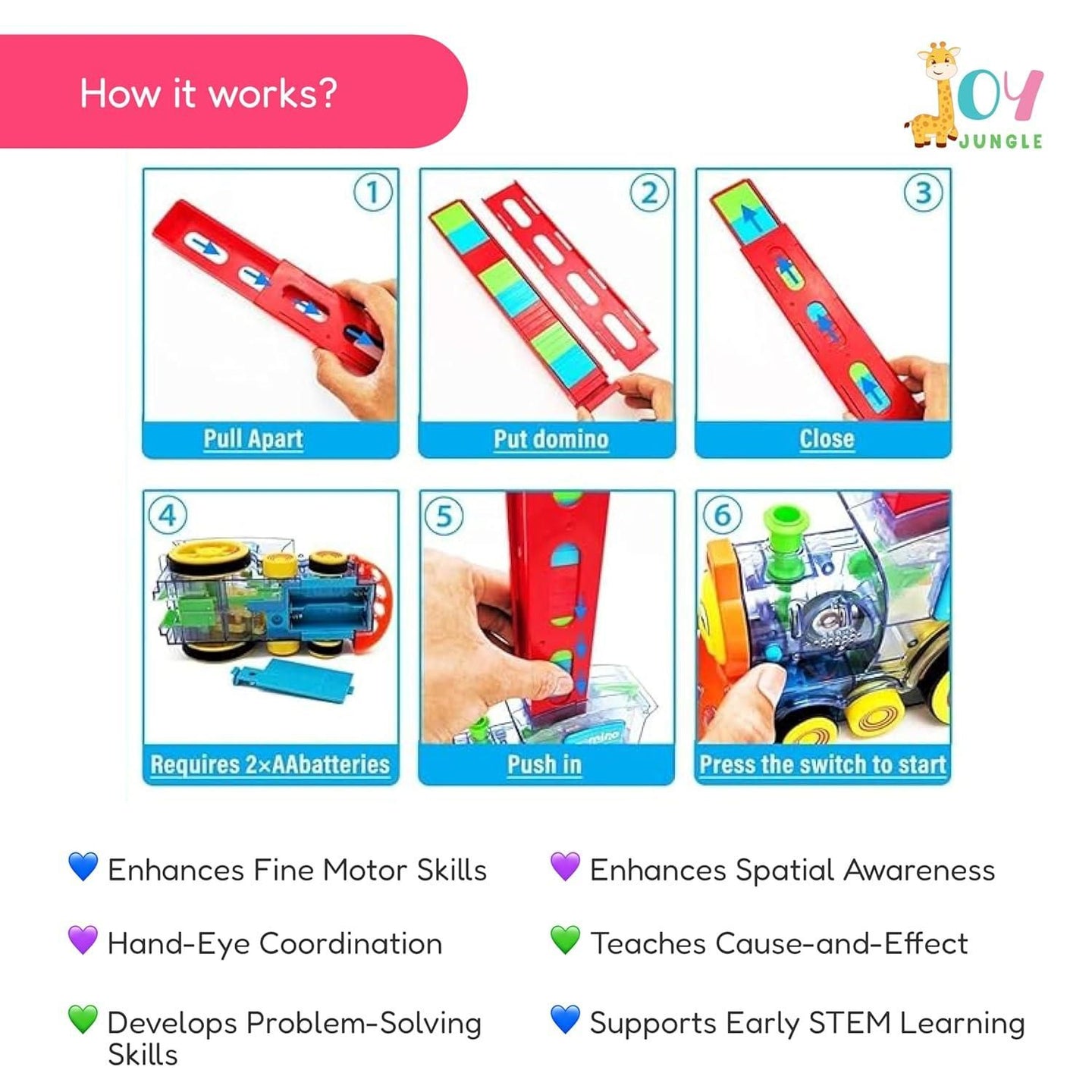 Electric Toy Train Set for Kids – Battery Operated, Track Assembly with Lights & Sounds – Ideal Gift for Boys & Girls