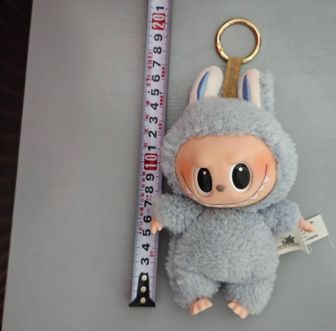 Labubu Plush Doll | Soft Collectible Toy Keychain | Random Design Cartoon Figure