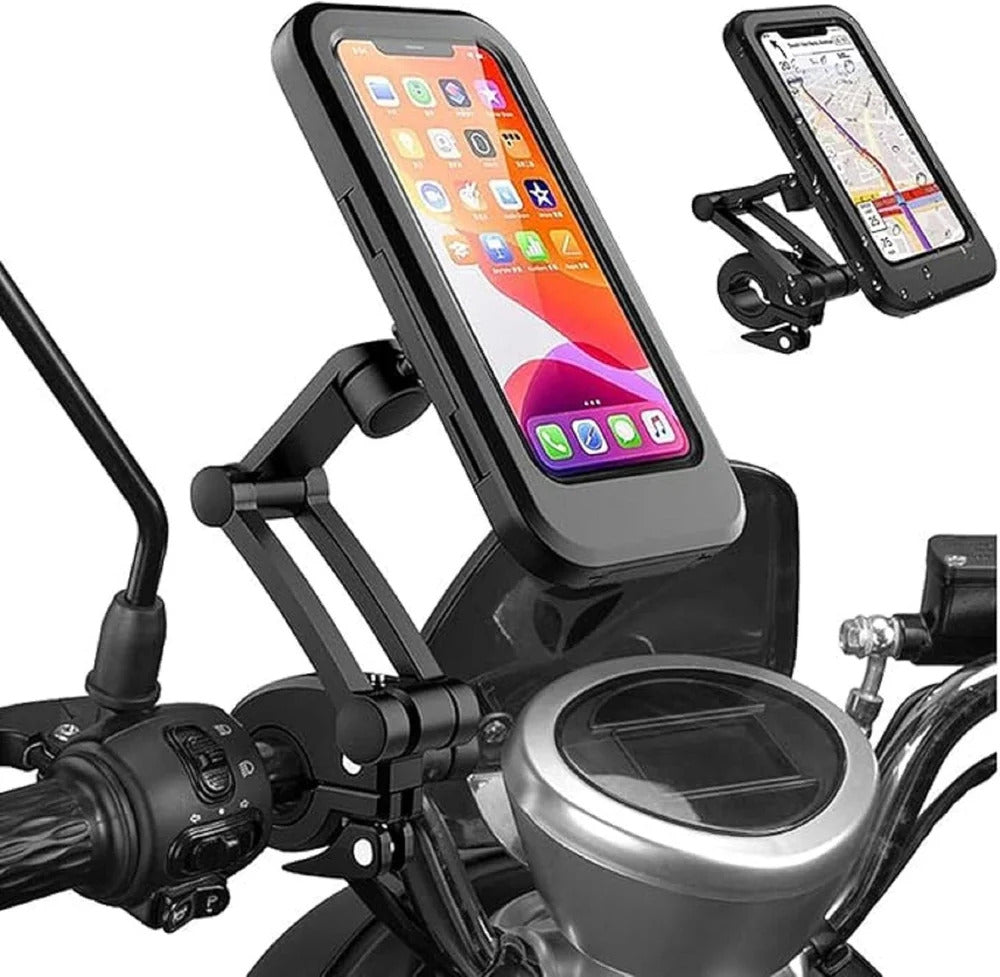 Waterproof Mobile Phone Holder for Bike & Cycle – Touch-Friendly Pouch & 360° Rotation