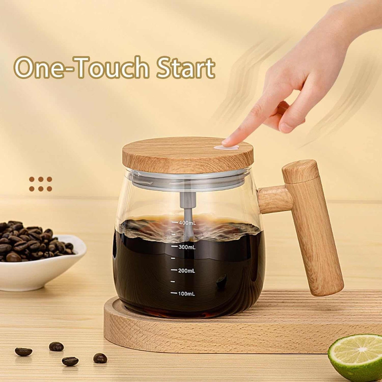 Self-Stirring Electric Mug – Multipurpose Automatic Mixer