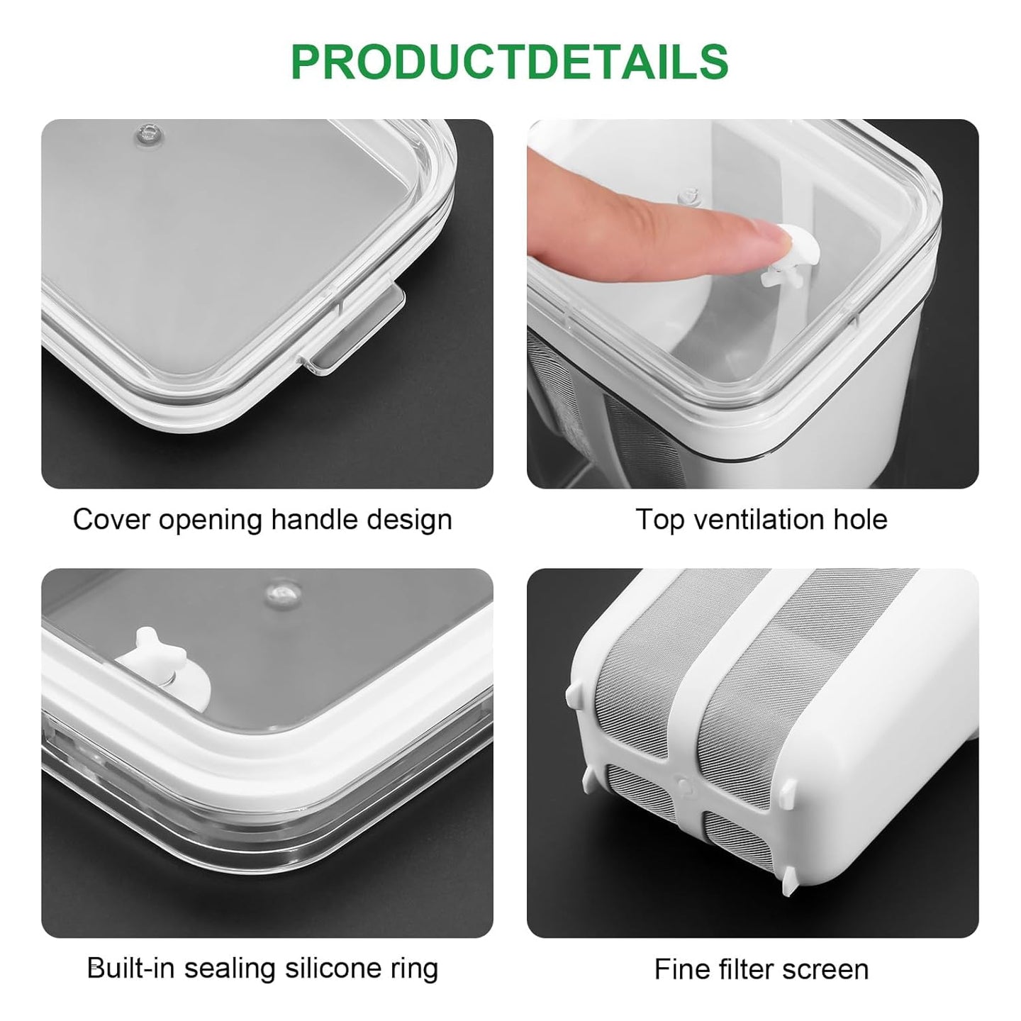 Greek Yogurt Strainer & Curd Maker,  1400ml Multi-Function Filter