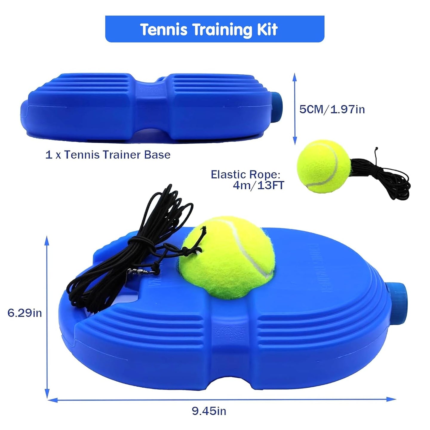 Solo Tennis Trainer Rebound Ball with String