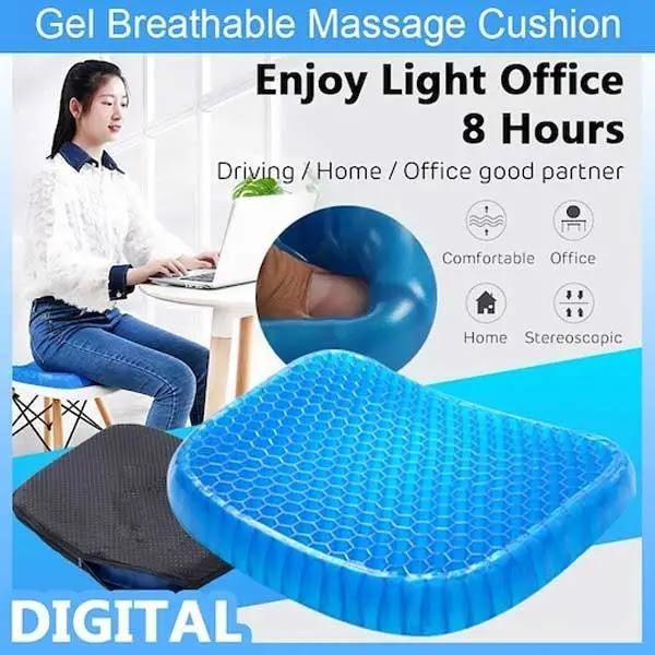 Egg Sitting Gel Flex Cushion Seat Sitter | Orthopedic Gel Seat Cushion for Comfort & Support