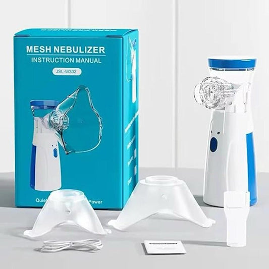 Portable Mesh Nebulizer for Kids & Adults – USB Rechargeable, Silent & Compact