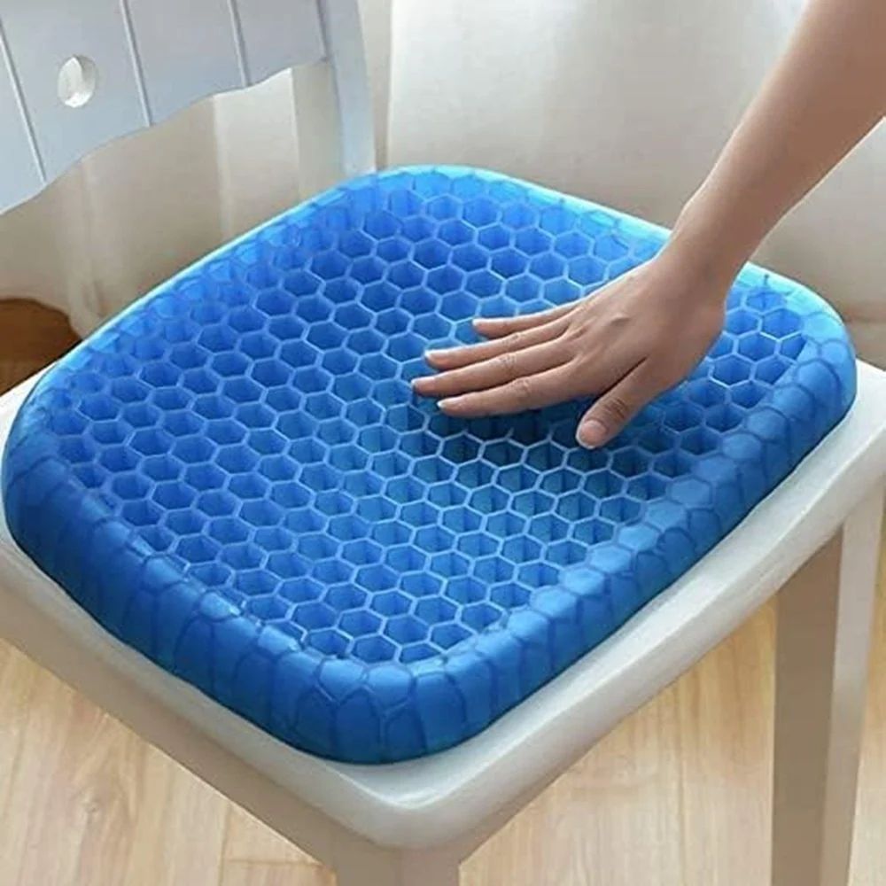 Egg Sitting Gel Flex Cushion Seat Sitter | Orthopedic Gel Seat Cushion for Comfort & Support