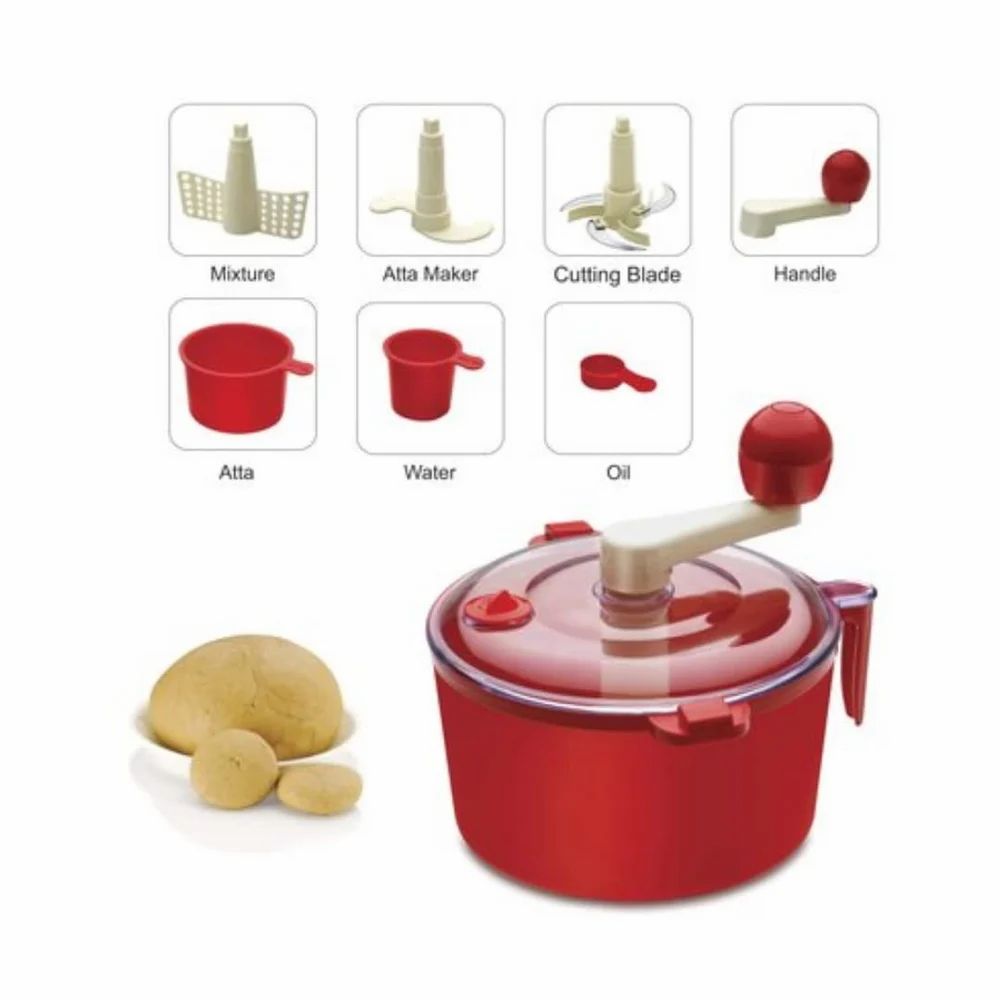 Mini Atta Maker | 2-in-1 Dough Kneading & Mixing Machine for Home Use